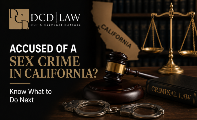 Accused of a Sex Crime in California? Know What to Do Next