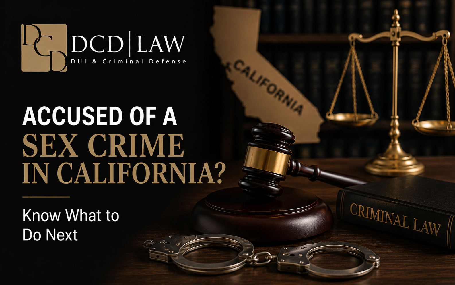 Accused of a Sex Crime in California? Know What to Do Next